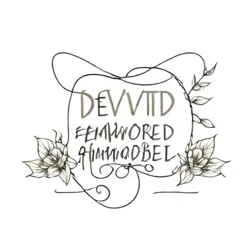 devoted empowered humble tattoo design idea