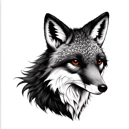 Victoria and the Fox tattoo design idea