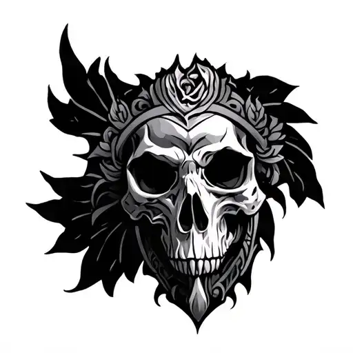 Anglo Saxon tattoo design idea