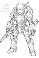 Helldivers tattoo design idea