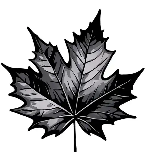 Maple Leaf tattoo design idea