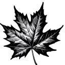 Maple Leaf tattoo design idea