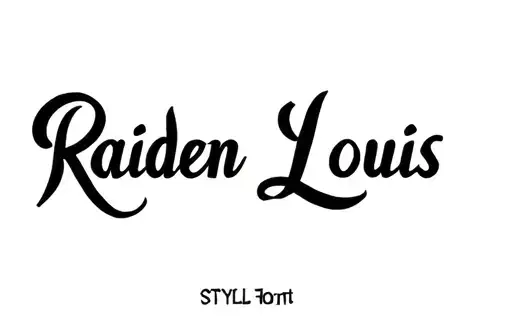 "Raiden Louis" tattoo design idea
