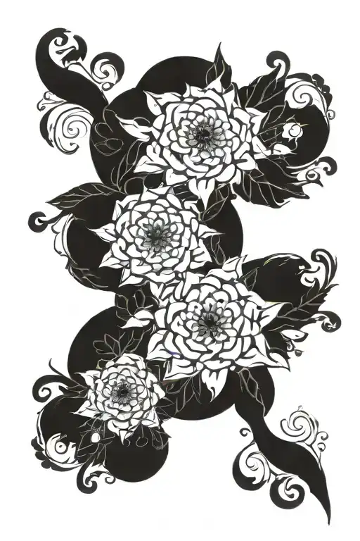 moment mori memento vivere tattoo design idea