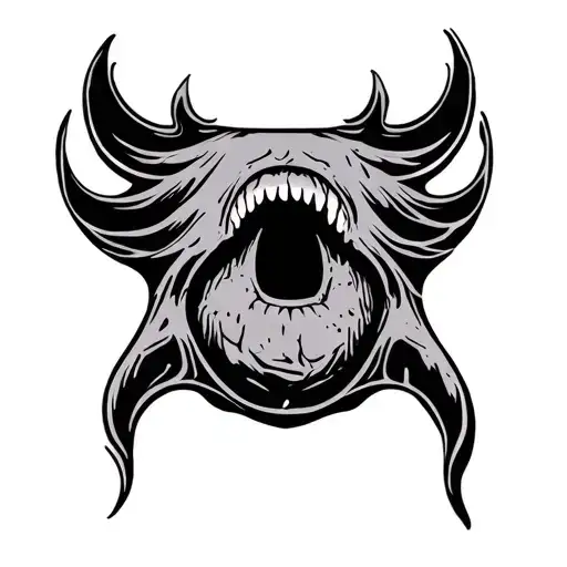 Butthole tattoo design idea