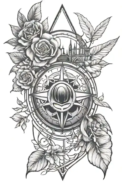perspective change tattoo design idea