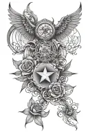 perspective change tattoo design idea