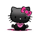 Hello Kitty tattoo design idea