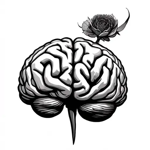 Brain Cancer tattoo design idea