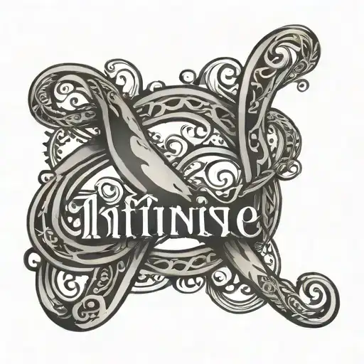 infinity symbol name Melanie incorporated tattoo design idea
