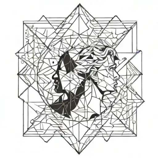 dad and daughter tattoo design idea