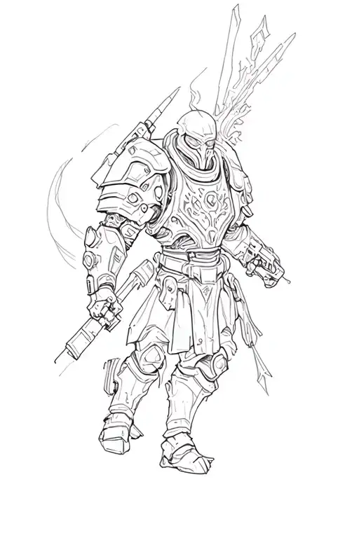 warhammer 40k kill tattoo design idea