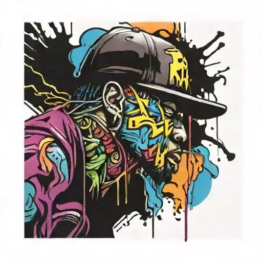 rap tattoo design idea