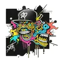 rap tattoo design idea