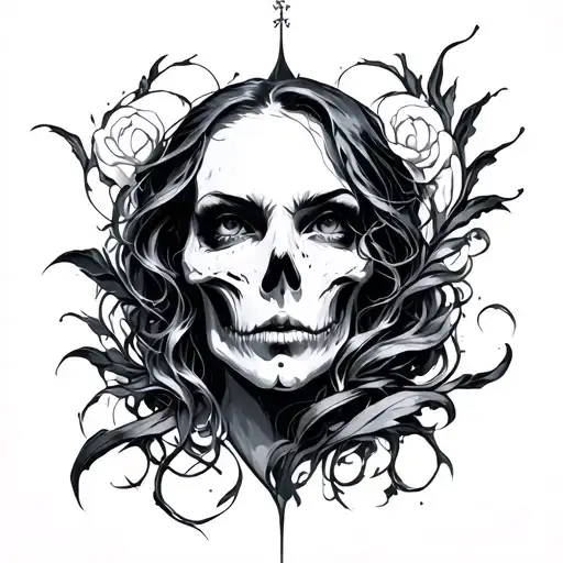 Dark Fantasy tattoo design idea