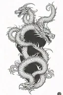 Hydra dragon tattoo design idea