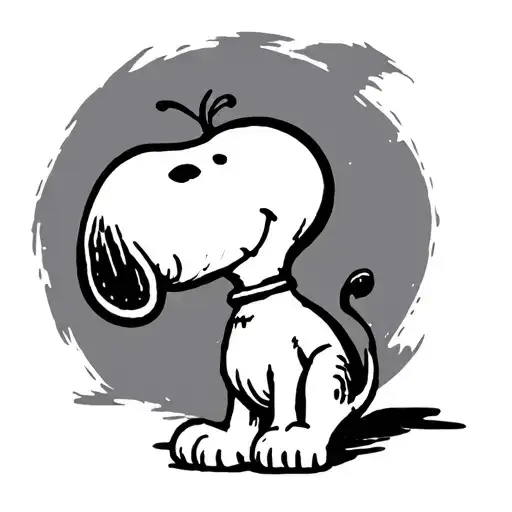 Snoopy tattoo design idea