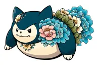 snorlax tattoo design idea