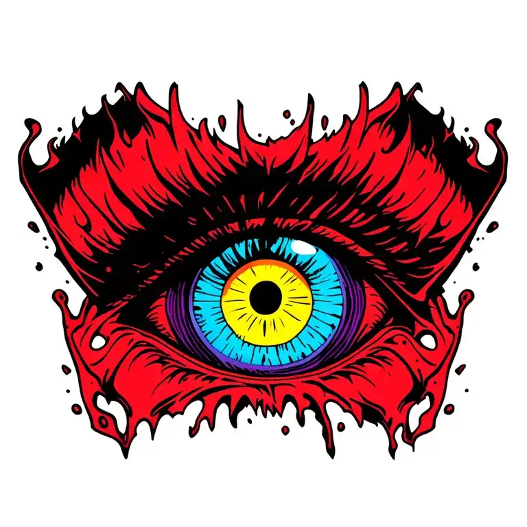 men evil eye chest tattoo design tattoo design idea