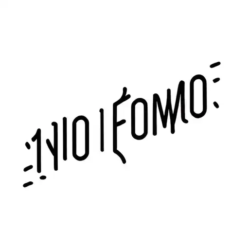 "1100NO FOMO" 111 tattoo design idea