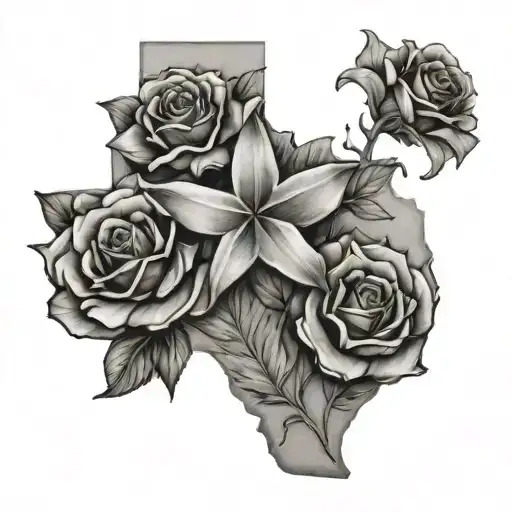 texas tattoo design idea