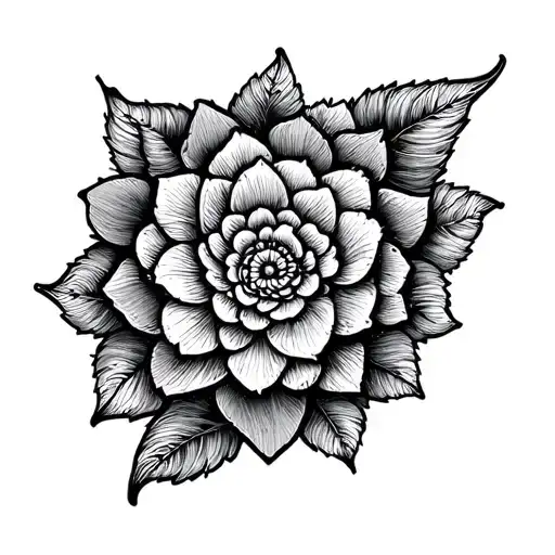 Crochet tattoo design idea