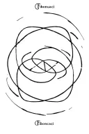 Fibonacci-Spiral, DNA double helix, Atom symbol, formula eulers identity, formula diracs equation, bending spacetime tattoo design idea