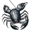 Crayfish tattoo design idea