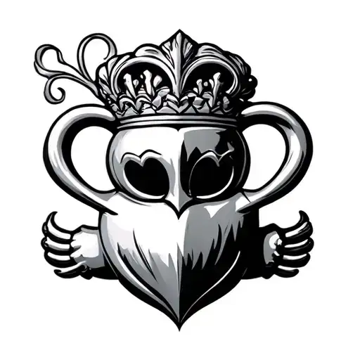 Claddagh tattoo design idea