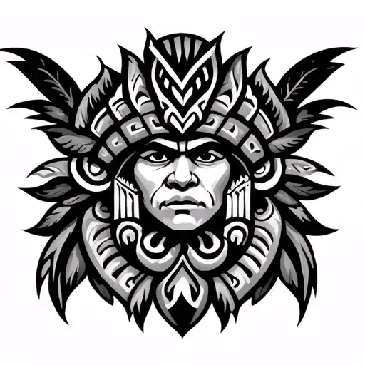 maori warriors tattoo design idea