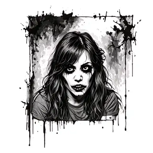 scary movie 3 Cindy tattoo design idea