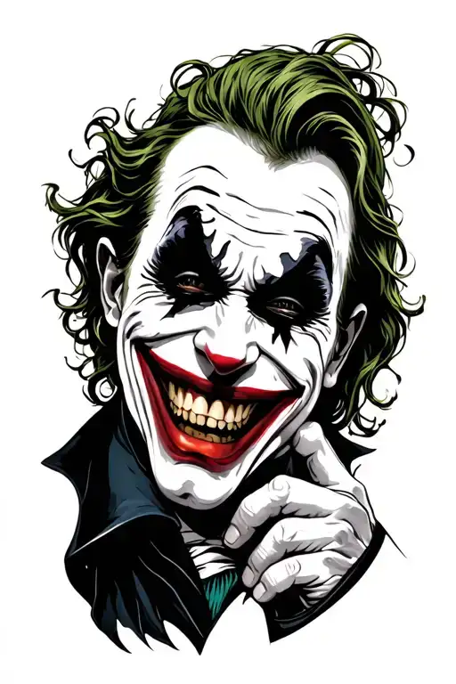 joker laugh tattoo design tattoo design idea