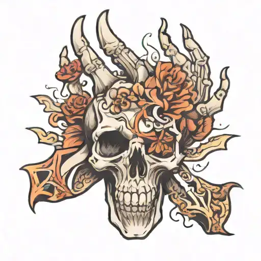 finger bone hand tattoo design tattoo design idea