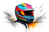 Daniel ricciardo helmet with regard tattoo design idea