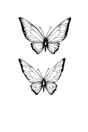 butterfly effect tattoo design idea