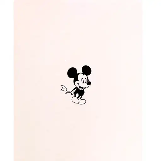 Mickey Mouse tattoo design idea