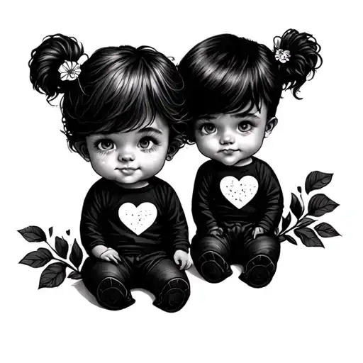 funny tattoos big sister little brother  tattoo design idea