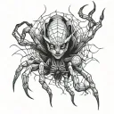 sexy spider lady tattoo tattoo design idea