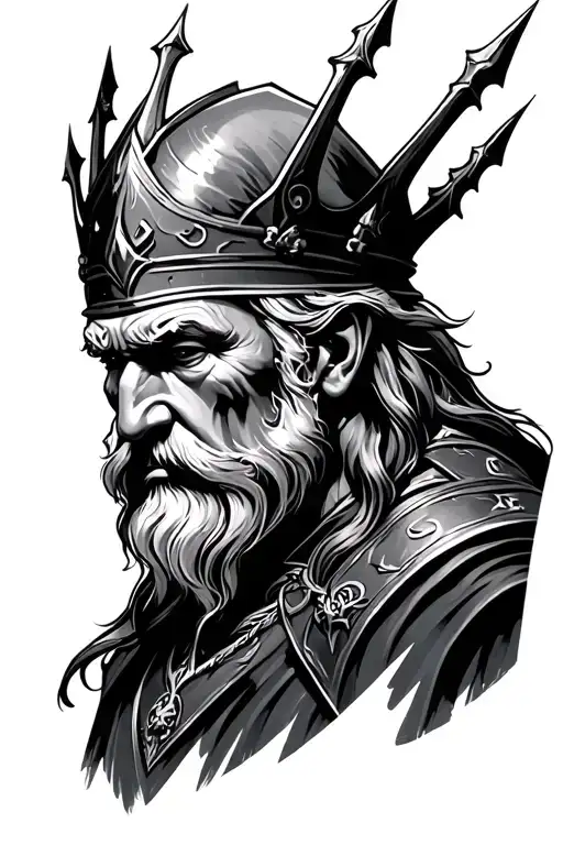 Theoden King tattoo design idea