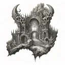 Hells Gate tattoo design idea