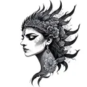 Indra tattoo design idea