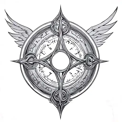 Concept 1: “Sigil of Ivalice” (chest, circular/oval)Idea: a summoning circle / arcane seal on the chest tattoo design idea