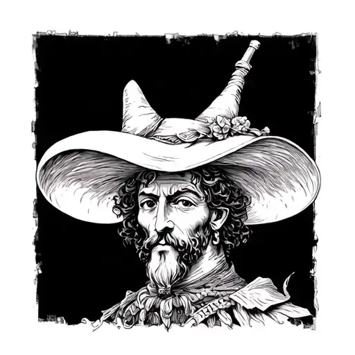 Don Quixote tattoo design idea