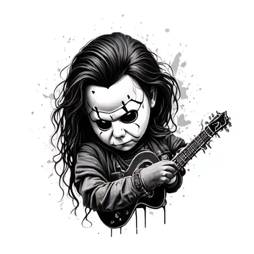 Michael myers Bratz tattoo design idea