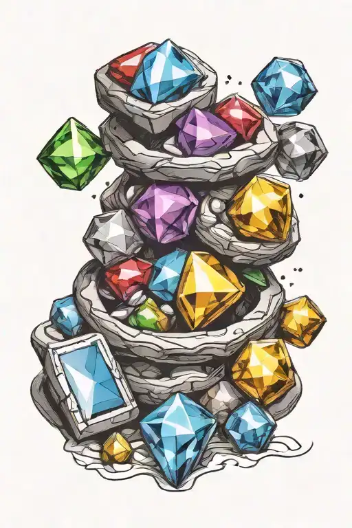 infinity Stones tattoo design idea
