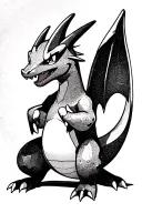 pokemon charmander charizard tattoo design idea