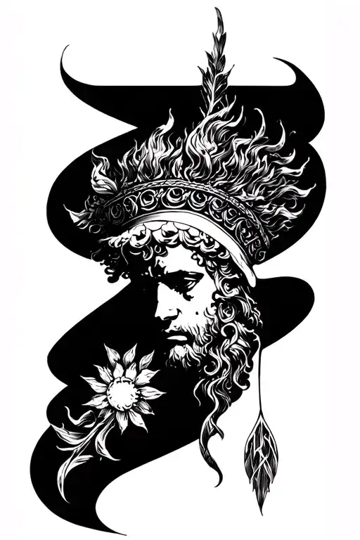 Greek mythology tattoo design idea