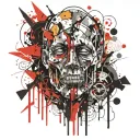 inner prison tattoo design idea