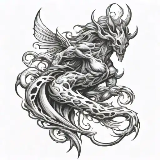 banshee tattoo design idea