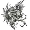 banshee tattoo design idea
